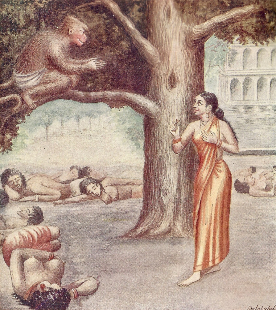 Sita-Hanuman-Ashoka