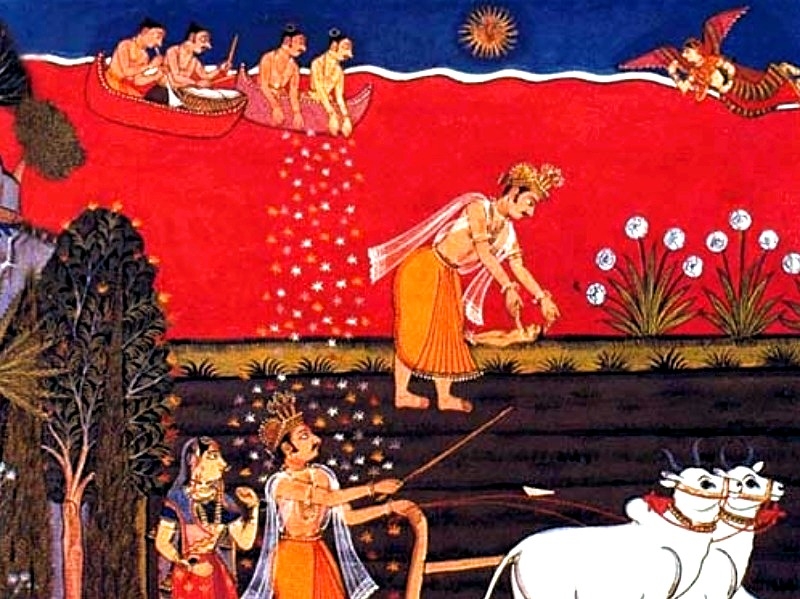 mitologie-halasana-Janaka-nastere-sita