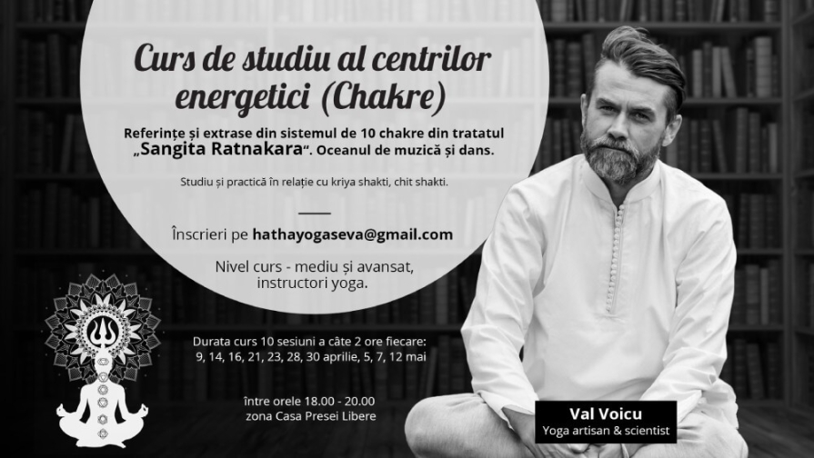 Curs de studiu al centrilor energetici (Chakre) 2025