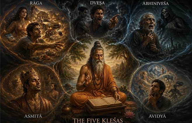 Cele cinci Kleshas Patanjali