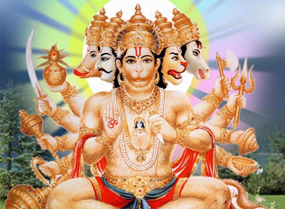 hanuman-zeu-hindu Eroii și înțelepții mitologiei hinduse din denumirilor asanelor.