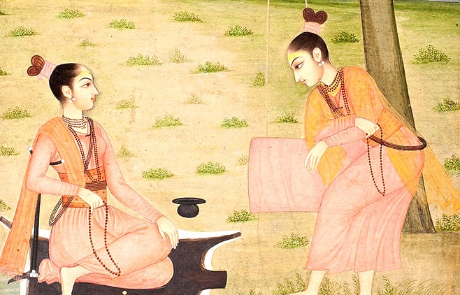 femei yoghine antichitate