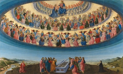 Ierarhiile angelice potrivit creștinismului – prima parte Adormirea-Maicii-Domnului-Francesco-Botticini