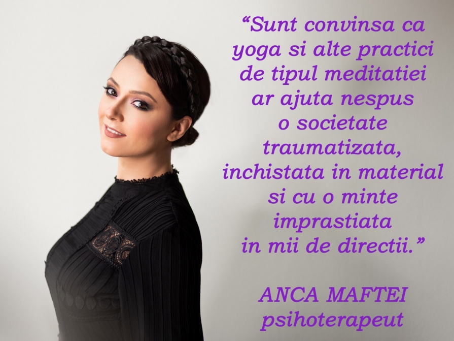 Interviu Anca Maftei: “Yoga mi-a schimbat perspectiva asupra vietii” Interviu Anca Maftei: “Yoga mi-a schimbat perspectiva asupra vietii”