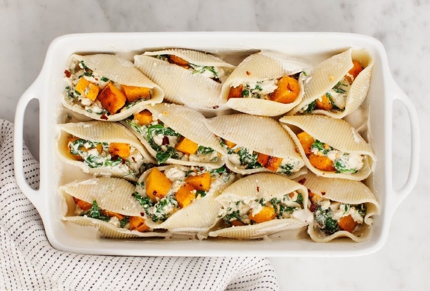 Paste umplute cu Butternut Squash și cremă de caju paste-umplute-caju-spanac-butternut-squash