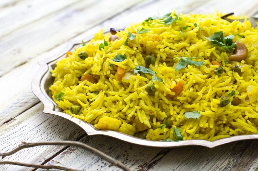 Reteta: pilaf indian, cu caju Reteta: pilaf indian, cu caju