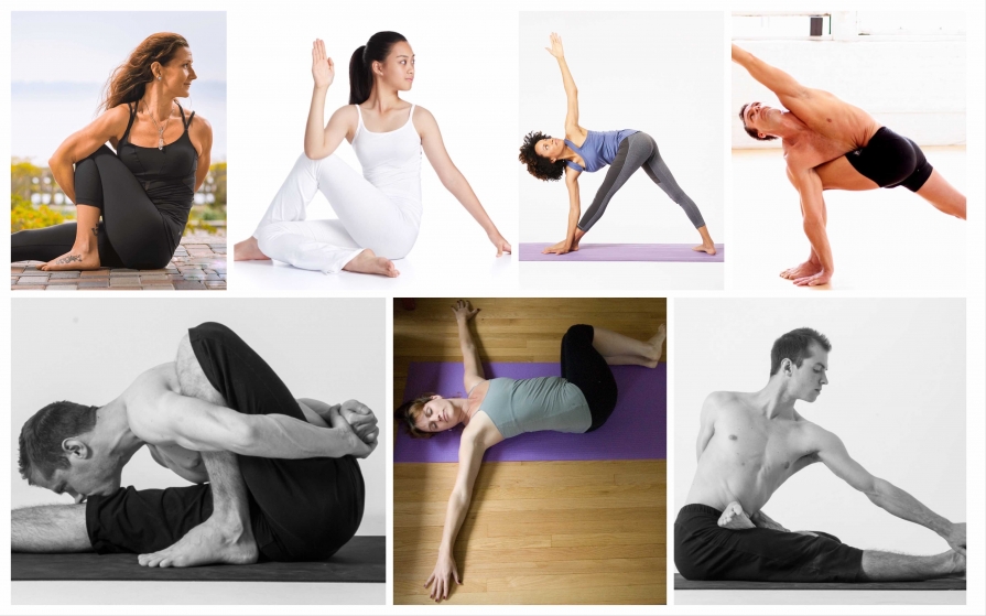 Torsiunile în yoga. 7 asane și beneficiile lor colage-asane-torsiuni