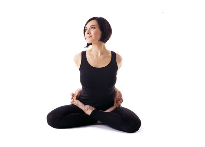 Baddha Padmasana Baddha Padmasana