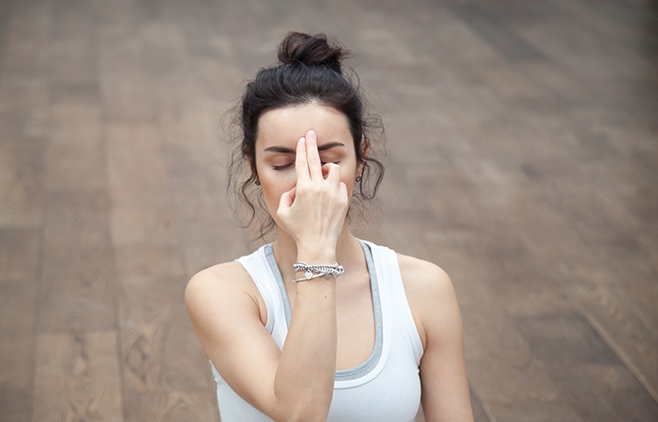 Nasagra Mudra și Nasikagra drishti