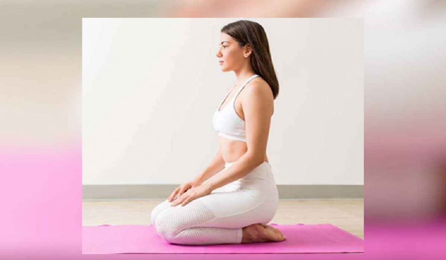Vajrasana - puternic ca un diamant femeie-Vajrasana