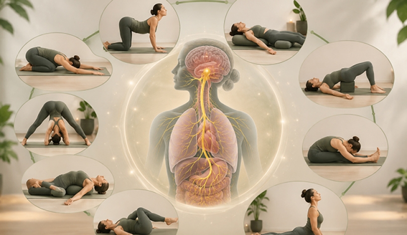 Stimularea nervului vag prin practica Yoga