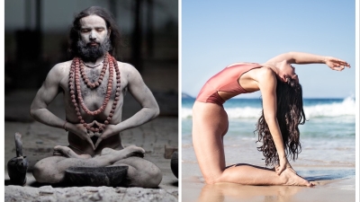 De ce este mai atractivă yoga posturală decât yoga interioară? femeie-asana-yogin-ascet