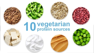Proteinele in dieta vegetariana