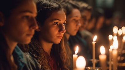 candle gazing