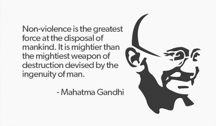 Ahimsa – non-violenta in fapte si in ganduri