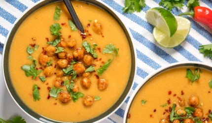 Bucatarul ayurvedic, reteta de supa de naut, cu toate cele sase gusturi