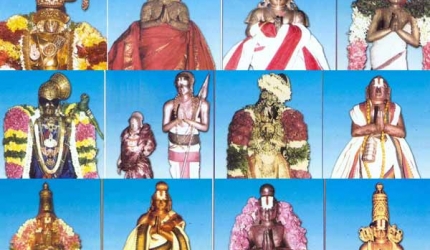 Cei 12 Alvari, sfintii adepti al lui Vishnu