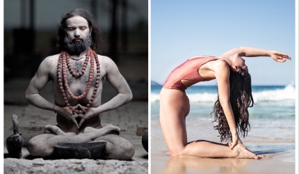 femeie-asana-yogin-ascet