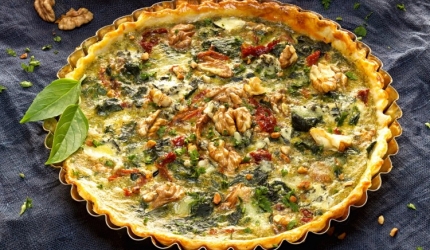 Quiche-vegan