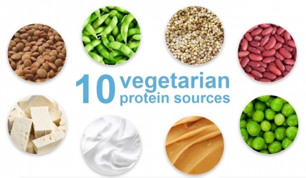 Proteinele in dieta vegetariana