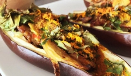 Reteta vegetariana: Vinete umplute, gatite in stil indian