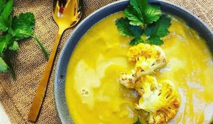 Supa de conopida cu turmeric pentru Manipura, chakra plexului solar