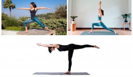 femeie-Virabhadrasana