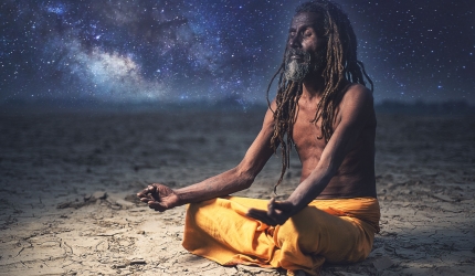 barbat-indian-meditatie-initiat-svadhyaya