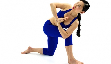 Ardha Namaskar Parsvakonasana